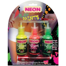 Neon Body Paints 3pk