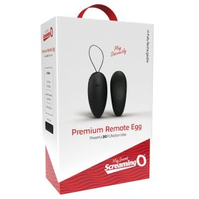 Screaming O My Secret Premium Remote Egg-Black